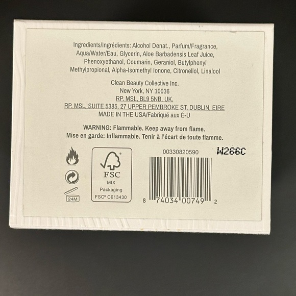 CLEAN RESERVE SKIN 3.4 OZ EAU DE PARFUM SPRAY (NEW IN BOX, NEVER USED) - Picture 4 of 4